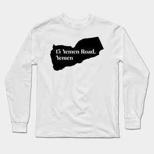 15 Yemen Road, Yemen Long Sleeve T-Shirt